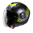 HJC I40N Dova MC3HSF Yellow Open Face Motorcycle Helmet