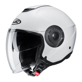 HJC I40N Pearl White Open Face Motorcycle Helmet