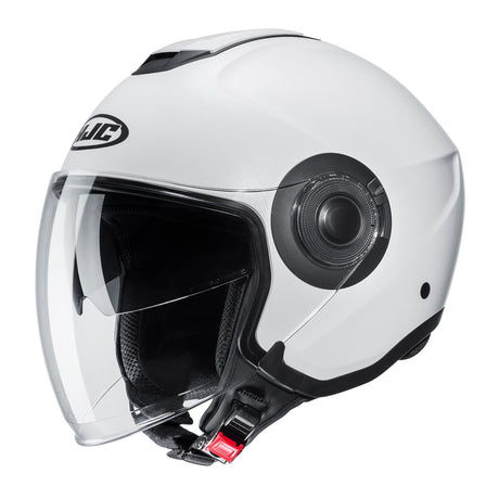 HJC I40N Pearl White Open Face Motorcycle Helmet