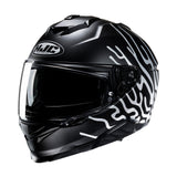 HJC I71 Celos MC5SF Black Motorcycle Helmet Seaweed