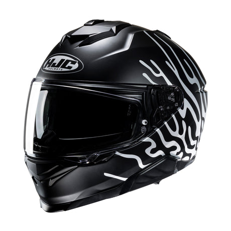 HJC I71 Celos MC5SF Black Motorcycle Helmet Seaweed