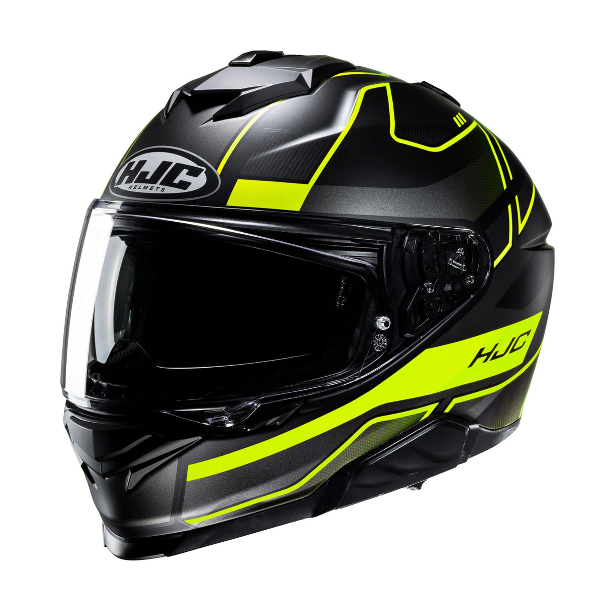 HJC I71 Iorix MC3HSF Yellow Motorcycle Helmet Fluo Fluorescent