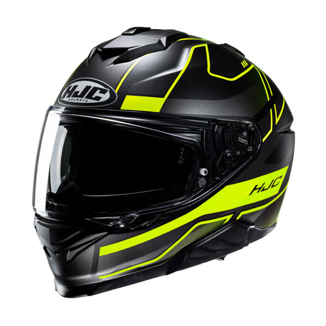 HJC I71 Iorix MC3HSF Yellow Motorcycle Helmet Fluo Fluorescent