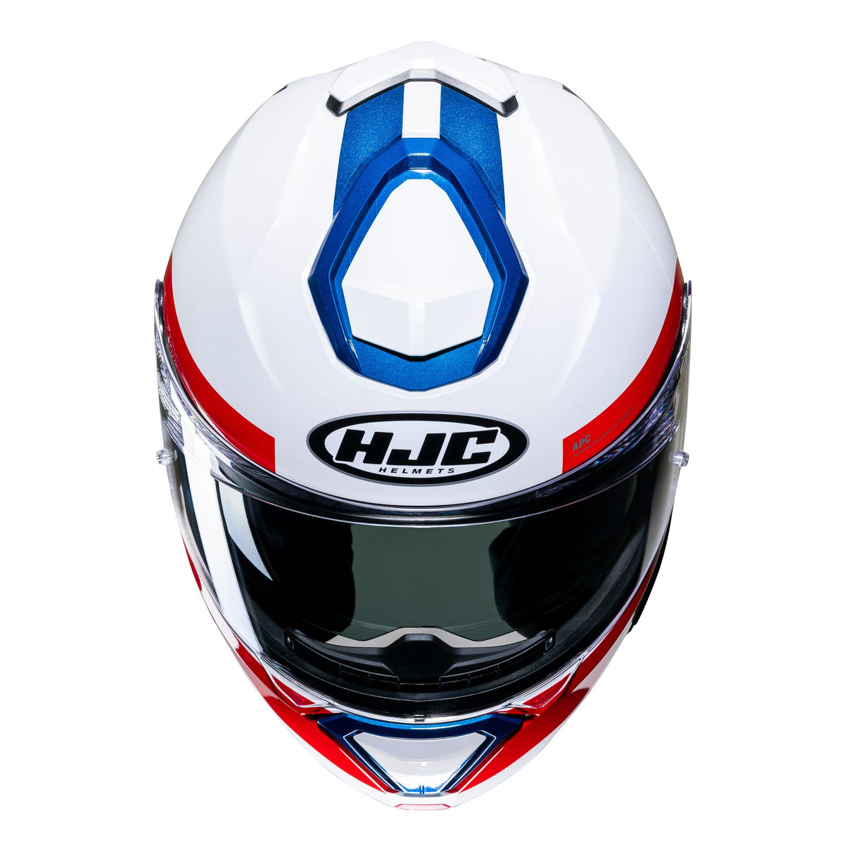 HJC I91 Bina MC21 White Blue Red Motorcycle Helmet