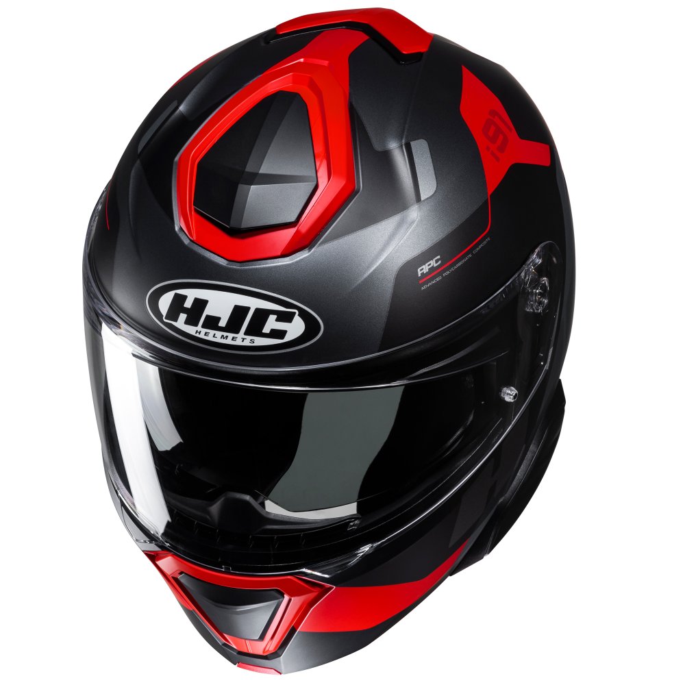HJC I91 Carst MC1SF Red Motorcycle Helmet