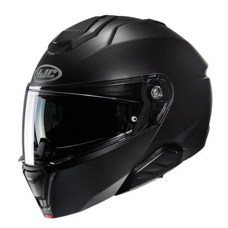 HJC I91 Matt Black Motorcycle Helmet Flip Front