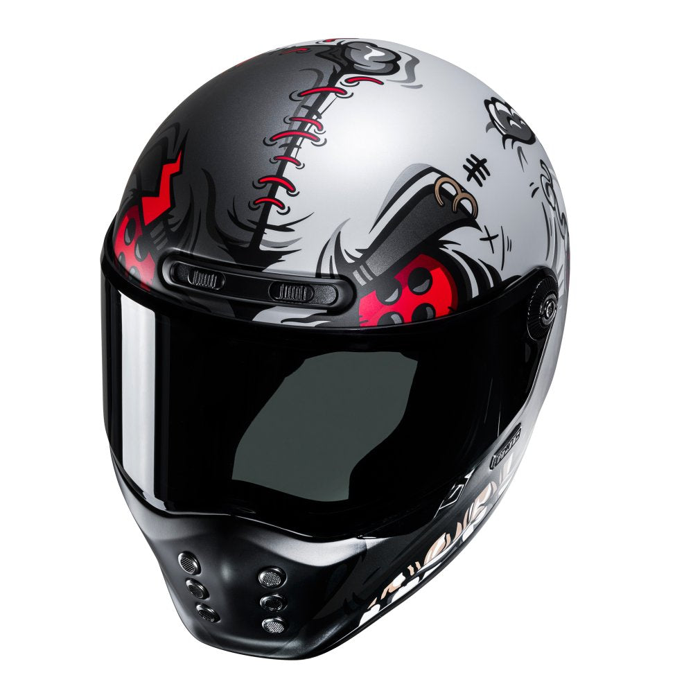 HJC V10 Vatt MC1SF Red Motorcycle Helmet