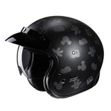 HJC V31 Disney Mickey MC5SF Black Open Face Motorcycle Helmet