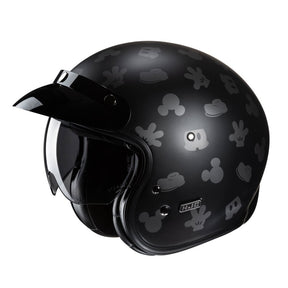HJC V31 Disney Mickey MC5SF Black Open Face Motorcycle Helmet