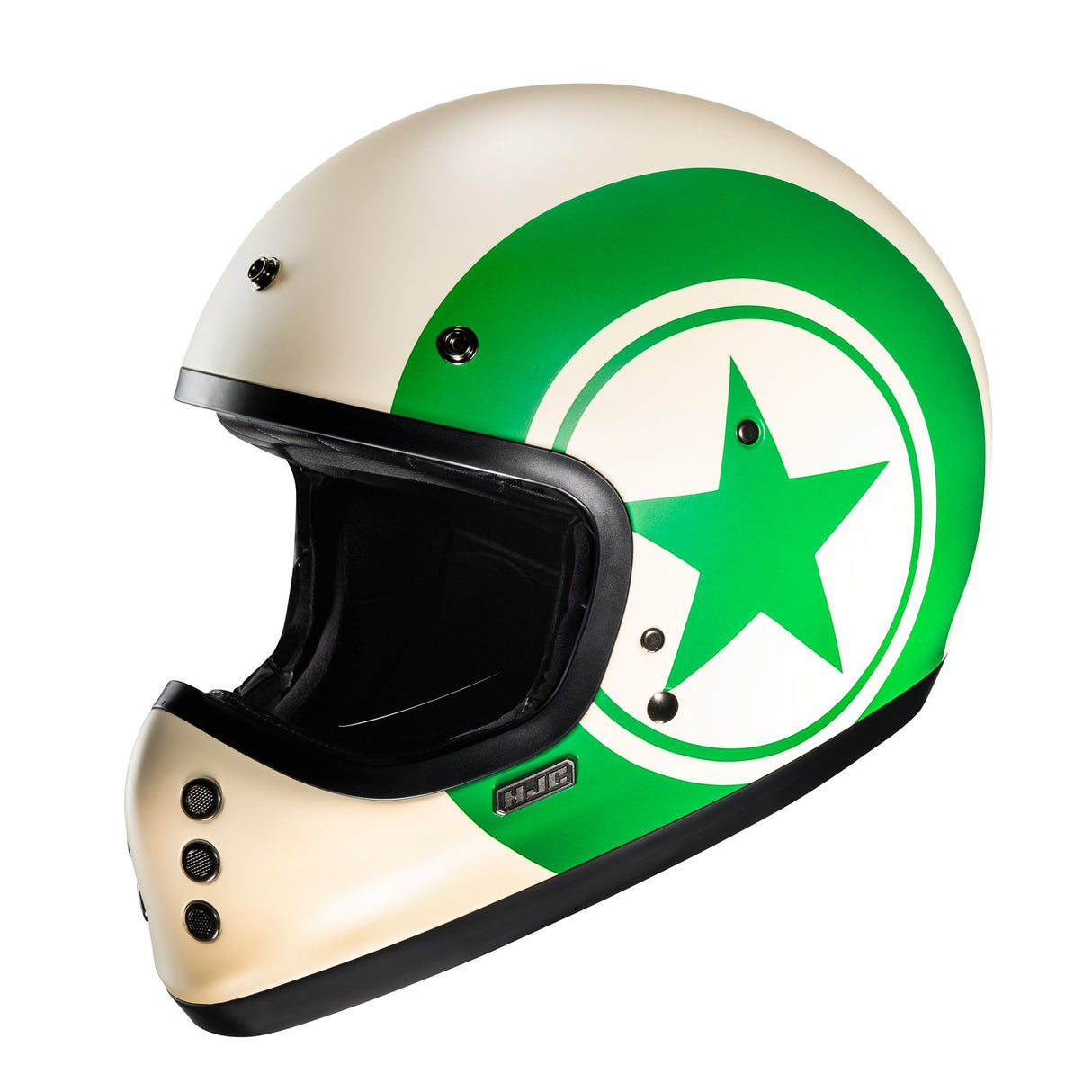 HJC V60 Nyx MC4SF Green Motorcycle Helmet