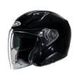 HJC RPHA 31 Gloss Black Motorcycle Helmet Open Face