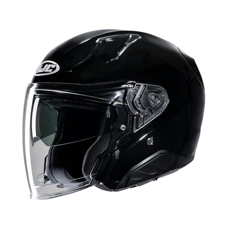HJC RPHA 31 Gloss Black Motorcycle Helmet Open Face