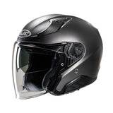 HJC RPHA 31 Semi Flat Titanium Grey Open Face Motorcycle Helmet