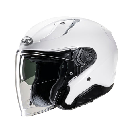 HJC RPHA 31 Pearl White Motorcycle Helmet Open Face