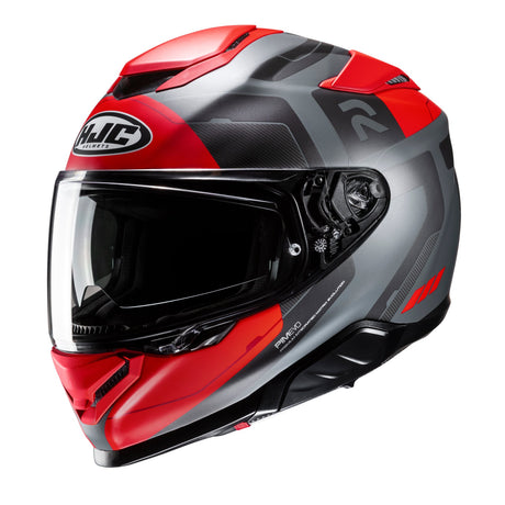 HJC RPHA 71 Cozad MC1SF Red Motorcycle Helmet Grey