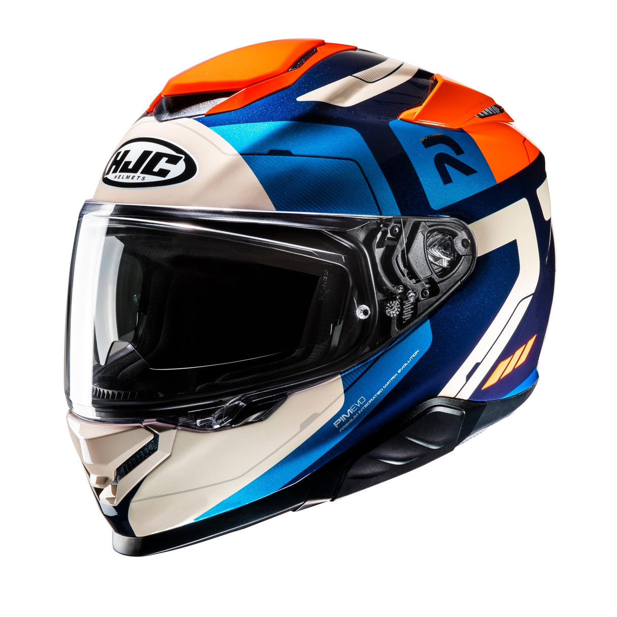 HJC RPHA 71 Cozad MC27 Blue Orange Motorcycle Helmet
