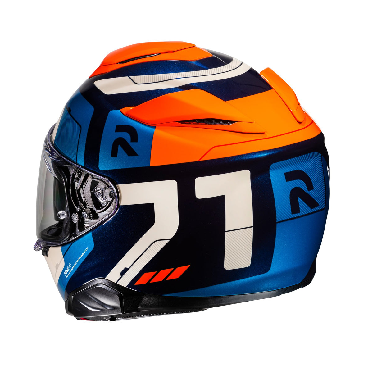 HJC RPHA 71 Cozad MC27 Blue Orange Motorcycle Helmet