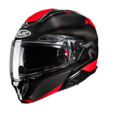 HJC RPHA 91 Noela Carbon Fibre MC1 Red Modular Motorcycle Helmet