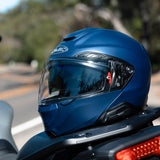 HJC RPHA 91 Metallic Blue Modular Motorcycle Helmet