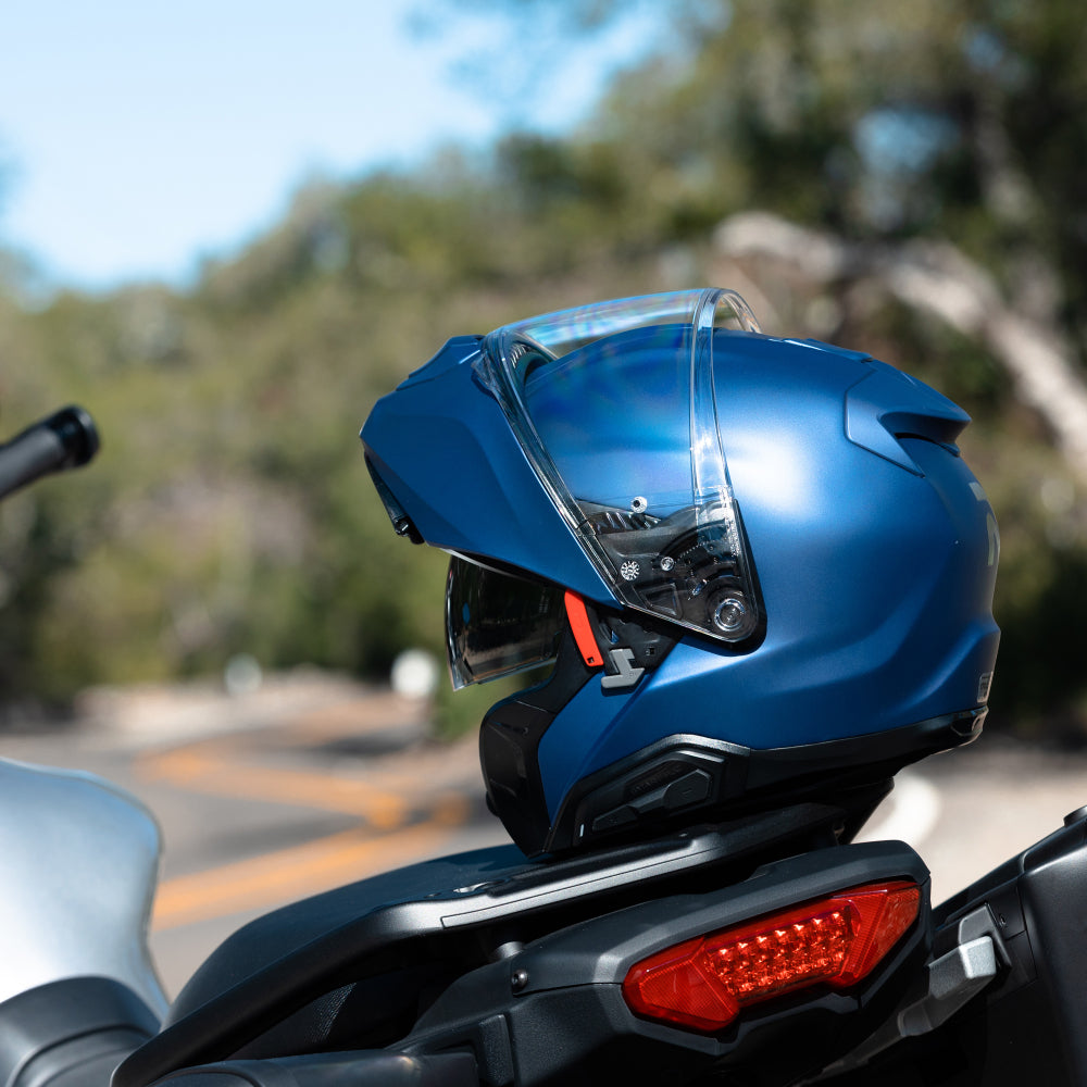 HJC RPHA 91 Metallic Blue Modular Motorcycle Helmet