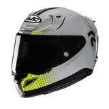 HJC RPHA 12 Enoth MC3H Yellow Motorcycle Helmet Grey