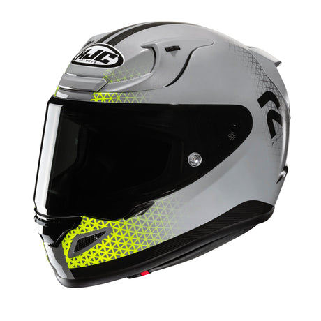 HJC RPHA 12 Enoth MC3H Yellow Motorcycle Helmet Grey