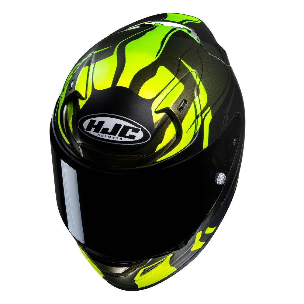 HJC RPHA 12 Lawin MC4SF Fluo Green Motorcycle Helmet
