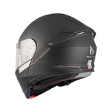 MT Genesis SV Solid A1 Matt Black Motorcycle Helmet