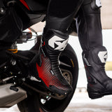 Oxford Nexus 1.0 Air Motorcycle Boots - Black/White/Red