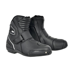 Oxford Omega Air Short MS Boot Blk/ Wht mens motorcycle ankle boots