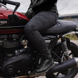 Oxford Original Approved AA Super Stretch Women's Motorcycle Jeans Leopard