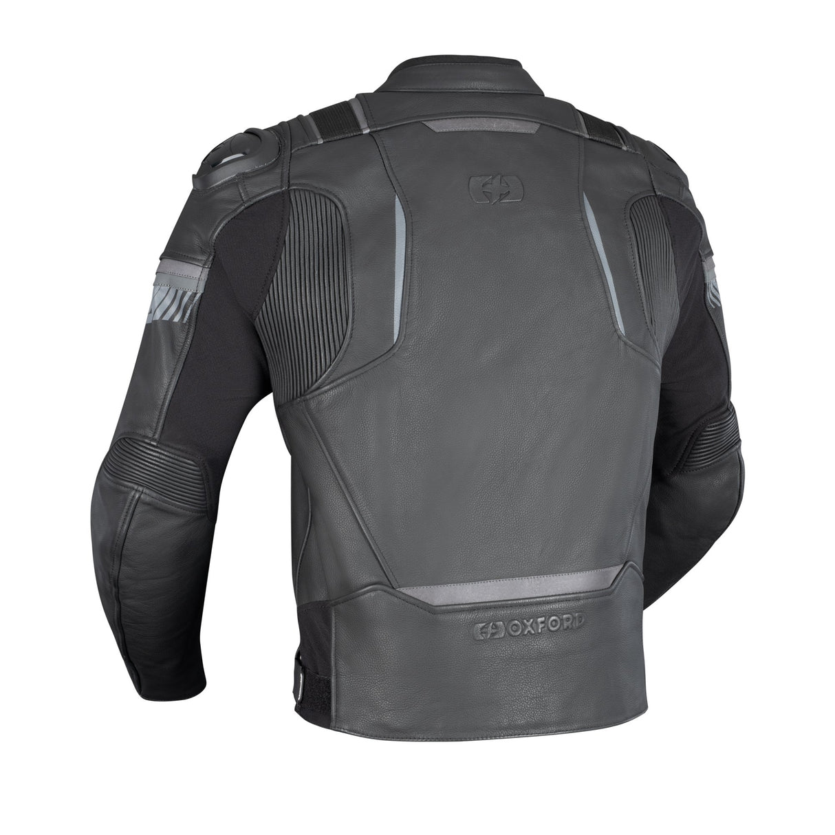 Oxford Cypher 1.0 Men's Leather Motorcycle Jacket Black