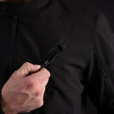 Oxford Faringdon Men's Motorcycle Jacket Stealth Black