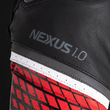 Oxford Nexus 1.0 One Piece Leather Suit Black Red