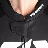 Oxford Nexus 1.0 One Piece Leather Suit Black Red