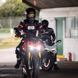 Oxford Nexus 1.0 One Piece Leather Suit Black Red