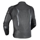 Oxford Nexus 1.0 Men's Leather Stealth Black Motorcycle Jacket