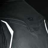 Oxford Nexus 1.0 Men's Leather Motorcycle Jacket Black White