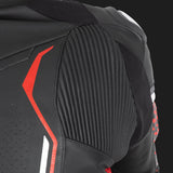 Oxford Nexus 1.0 Men's Leather Black/Red Motorcycle Jacket