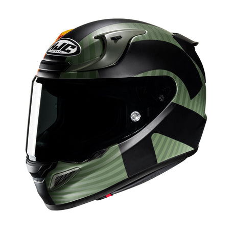 HJC RPHA 12 Ottin MC47SF Orange Green Black Motorcycle Helmet