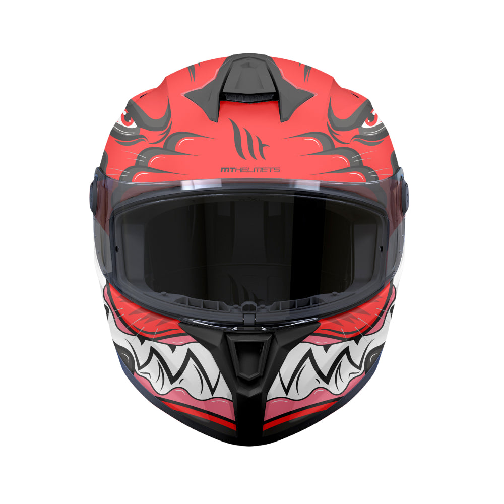MT Targo S Toby C5 Matt Red Motorcycle Helmet
