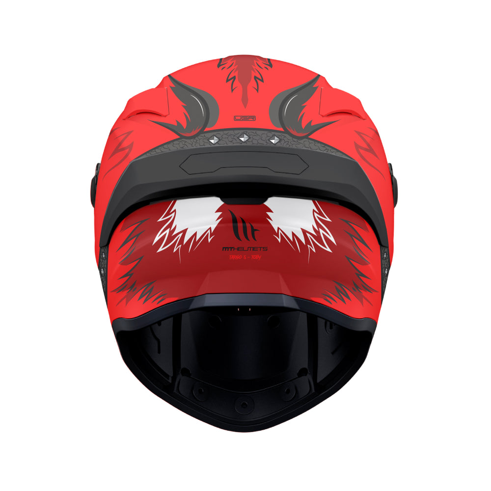 MT Targo S Toby C5 Matt Red Motorcycle Helmet
