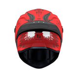 MT Targo S Toby C5 Matt Red Motorcycle Helmet