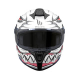 MT Targo S Toby A0 Gloss White Motorcycle Helmet