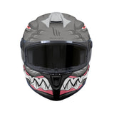 MT Targo S Toby C1 Matt Grey Motorcycle Helmet