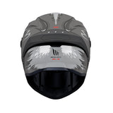 MT Targo S Toby C1 Matt Grey Motorcycle Helmet