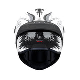 MT Targo S Toby A0 Gloss White Motorcycle Helmet