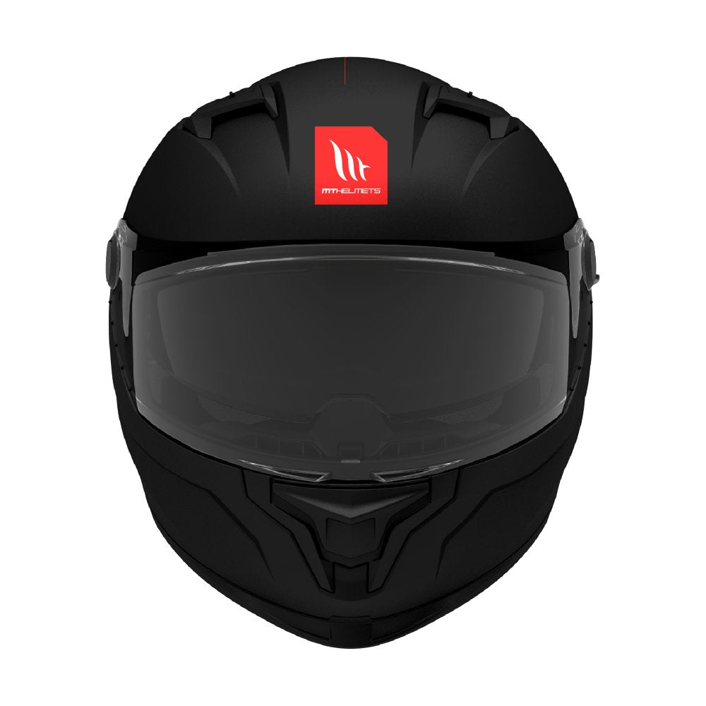 MT Braker SV Solid A1 Matt Black Motorcycle Helmet