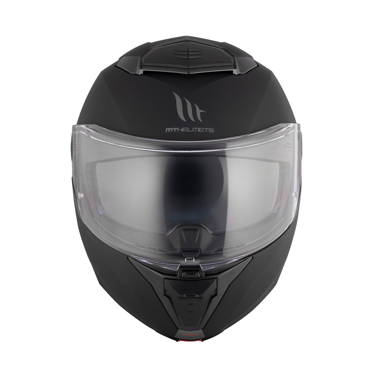 MT Atom 2 Solid Matt Black Motorcycle Helmet