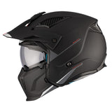 MT Streetfighter SV S Solid A1 Matt Black Adventure Motorcycle Helmet